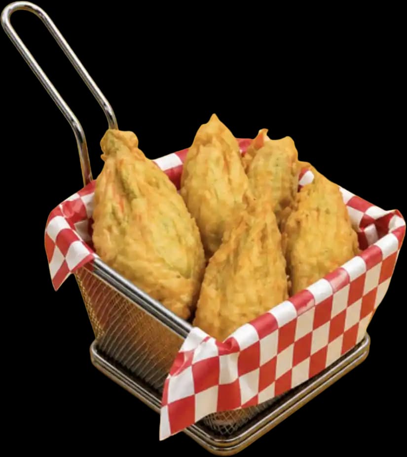 Fiori di zucca pastellati*, 6pz.